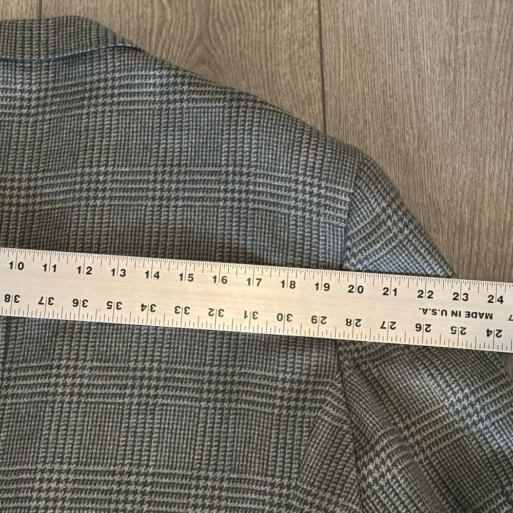 Valentino Uomo Blazer Men's 46R Houndstooth Wool Saks Fifth Avenue Made In Italy - Picture 9 of 10